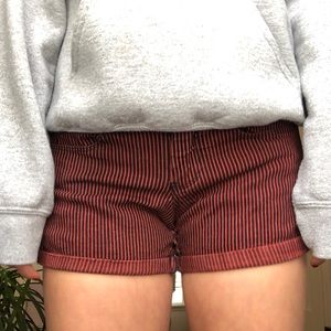 vintage dickies pinstripe shorts